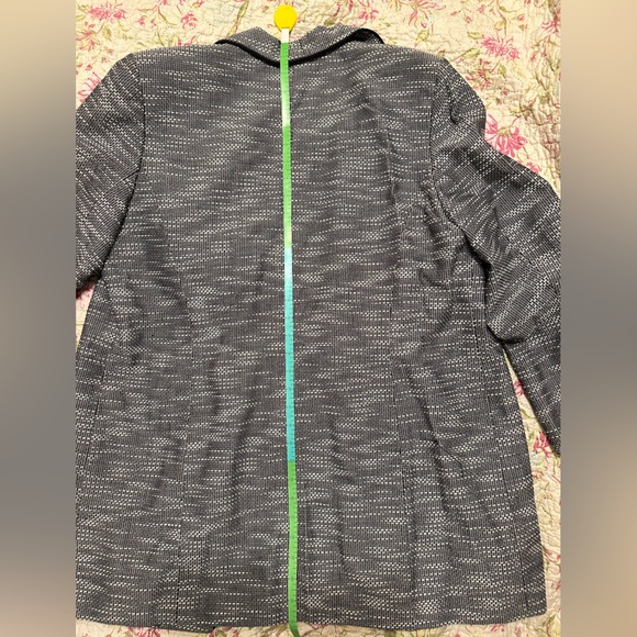 Worthington Black and White Textured Blazer - Picture 8 of 11